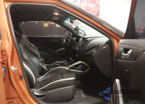 2016 Hyundai Veloster Turbo from USA, damaged, VIN KMHTC6AE1GU261685